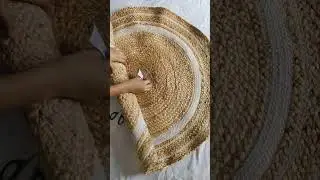jute round RUG .. check description....#meeshofinds #floormat #shots #viral #youtubeshorts