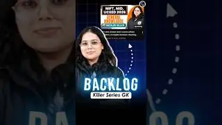 🔥 GK Backlog Killer Marathon &ndash; Why General Knowledge is a Game Changer for NIFT | NID #PW #Shorts