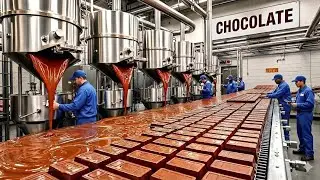 Inside a Modern Chocolate Factory 🍫 | How Chocolate Is Made in Factory