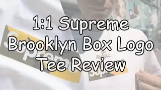 [REVIEW] FAKE SUPREME BROOKLYN BOX LOGO TEE (1:1 FROM TEENAGECLUB)