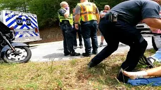 Motorradunfall! Zwei Harley-Davidson-Fahrer! ☠️