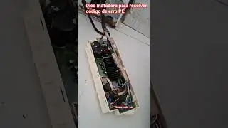 Dica para resolver o c&oacute;digo de erro PE. lava e seca LG. WhatsApp 27 988815081. #sertec.