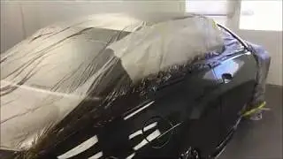 2013 E350 Mercedes Benz convertible collision paint refinishing