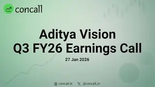 Aditya Vision Q3 FY26 Earnings Conference Call | Concall.in