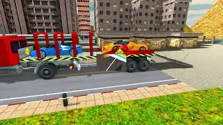 Airplane Pilot Car Transporter Trailer 1