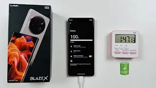 Lava Blaze X 5G Charging Test