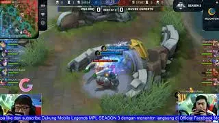 MPL S3 MATCH 1 HARITH KIDO MENGGILA PSG.RRQ VS LOUVRE ESPORTS
