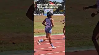 100m - Womens || 85th All India Inter University Athletics Championship 2025-26