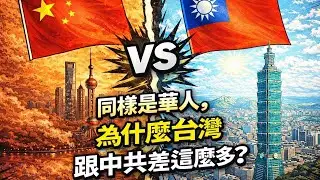 同樣是華人，為什麼台灣跟中共差這麼多？
