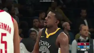 NBA2K18  Houston Rockets vs Golden State Warriors.