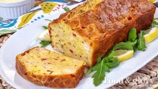 Pastel Salado de Gambas Superjugoso Navide&ntilde;o | Receta f&aacute;cil de navidad