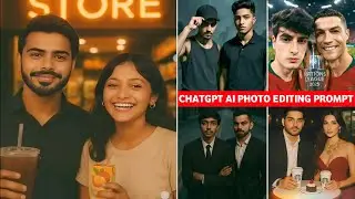 ChatGPT Combine Two Photos Editing Prompts 100% Free 🤩🔥 | Couple ChatGPT AI Photo Editing