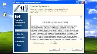 HP QuickTest Professional 11 Installation