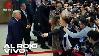 EN VIVO: Donald Trump habla con los periodista tras su discurso en Davos