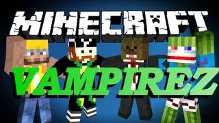 BRAND NEW Minecraft Vampirez Minigame w/ Bashur, CaveManFilms and CharlieBuilds | JeromeASF