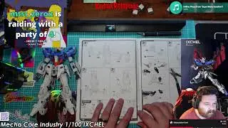 Testing Youtube Stream while I build the Mecha Core Industry 1/100 IXCHEL