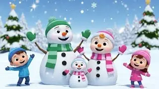 Snowman Family Song ⛄❄️ | Winter Fun Dance for Kids | Happy Kids TV