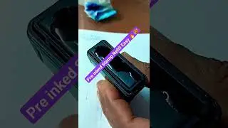 All Pre ink Stamp Refill 💧 Tutorial #preinkstamprefill #youtubeshorts