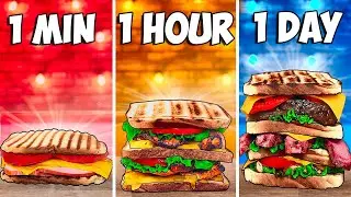 1 minuto vs. 1 hora vs. de 1 día sándwich por VANZAI COCINANDO