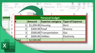 How to Make a Table in Excel | Microsoft Excel Tutorial (2025)
