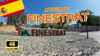 FINESTRAT | Stadtrundgang in der Provinz Alicante in Spanien 4k 30FPS Walking Tour Finestrat Spain