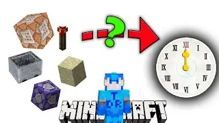 HOW TO MAKE A CLOCK IN MINECRAFT WITH COMMAND BLOCKS!  Tutorial by Reid TDR