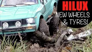 RC4WD Trail Finder 2 Hilux | New Wheels, New Tyres Snow & Mud Test