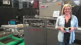 Tisma Model TC50E Semi Automatic Vertical Hand Load Cartoner Demonstration