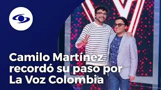 Camilo Martínez, ganador de La Voz Colombia, recordó su paso por la producción - Caracol TV