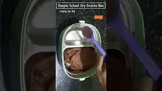 Simple School Dry Snacks Box Ideas #lunch #lunchbox #school