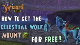 How To Get the Celestial Wolf Mount for FREE!! // Wizard101 Tutorials