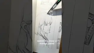 tried out drawing manga panels ౨ৎ #mangadrawing #mangaart #sketch #art #mangapanels