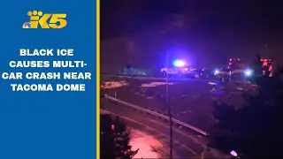 WSP vehicle involved in multi-car crash in Tacoma