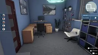 House Flipper 2020 Update- Samarta Myers House Renovation - Office (Pure Gameplay) 4K 60FPS