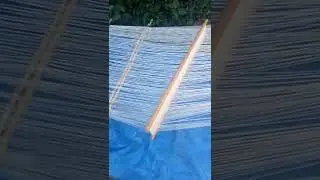 The Kitchen Sewing Table- Wider Warp for Weaving