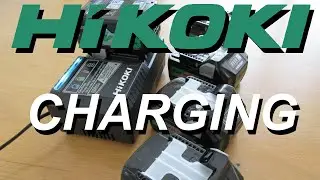 HIKOKI Multivolt Accu laden 36V 2,5Ah 18V 5Ah.