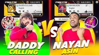 Daady Calling Face Reveal 😱 India Most Likes I'd Collection Vs Daddy Calling  - Garena Free Fire Max