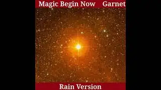 ✨ Garnet Star: Ignite Your Inner Passion & Strength 🌌 Affirmations Hidden in Rain Sounds 🌧️