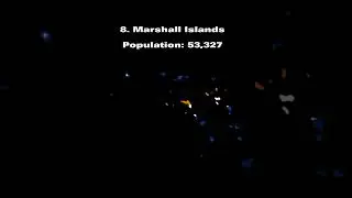 Top 10 least populated countries in the world 🌎🌍.