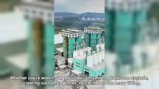 Marble grinding mill for decorative stone production