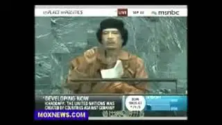 Gaddafi 2009 UN speech - Dubbed