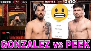 The MMA-Holes REACT to Erick Gonzalez vs Trevor Peak @ UFC Vegas 70!