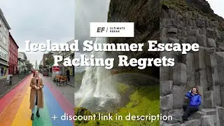 EF ULTIMATE BREAK | Iceland Summer Escape Packing Regrets #atravelingpaige #travel #iceland #packing