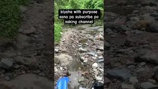 biyahe with purpose #dodongkenet #kindness  #offroad #river #motorcycle