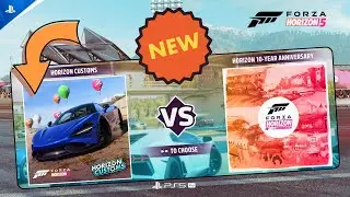 Next Forza Update? 10th Anniversary Vs Horizon Customs?