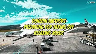 DUNEDIN AIRTPORT VIEW IN NEW ZEALAND - VENKATESANANDA RELAXING MUSIC  - Jk Vibez channel