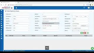 Patient Registration on Mediflow Software