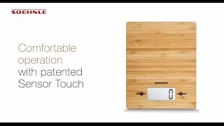 Soehnle digital kitchen scale Bamboo EN