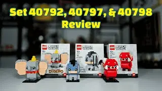 Brand Lego New BrickHeadz Review. Dumbo, Eeyore, and Mei!!!!