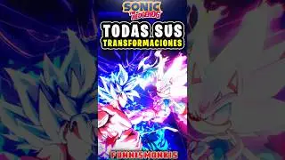 👉 Todas las transformaciones de Sonic 😱 #sonic #transformaciones #gaming #anime #sega
